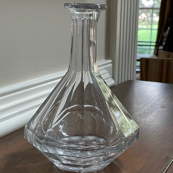 Other - Very Heavy Vintage Cut Crystal Decanter, Unique Nine Sided Shape, No Stopper